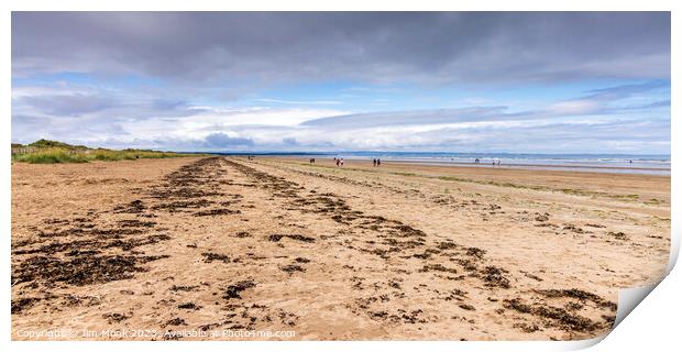 West Sands Beach, St Andrews Print by Jim Monk
