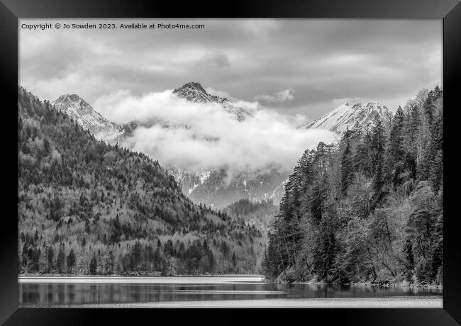 Alpsee Lake, Germany Framed Print by Jo Sowden