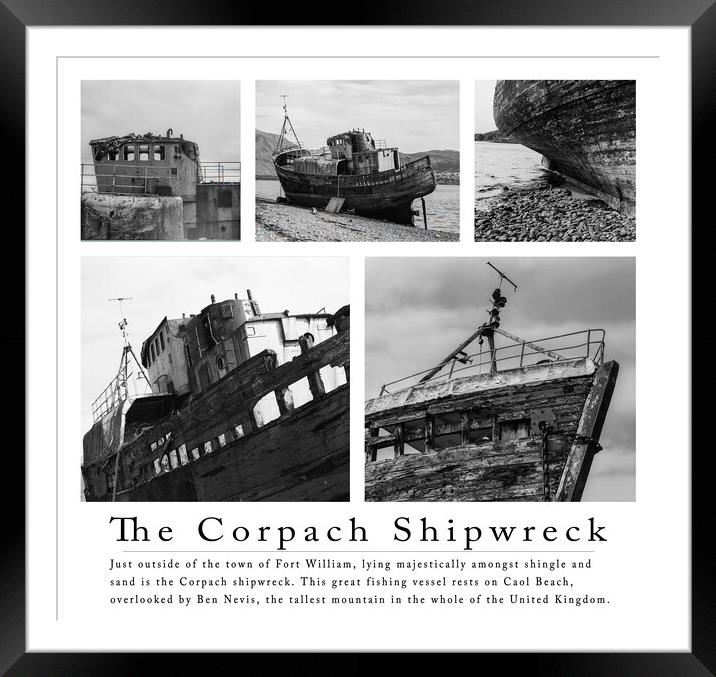 The Corpach Shipwreck, Fort William, Scotland Framed Mounted Print by Stephen Young