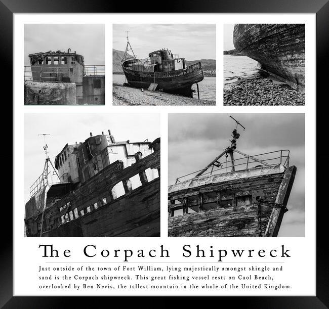 The Corpach Shipwreck, Fort William, Scotland Framed Print by Stephen Young