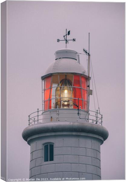 Corbiere Jersey Lighthouse  Canvas Print by Marian Ilie