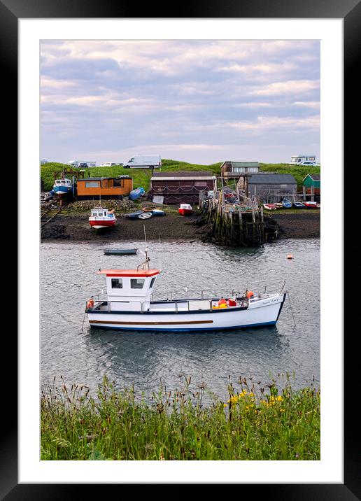 Paddy's Hole South Gare Framed Mounted Print by Tim Hill