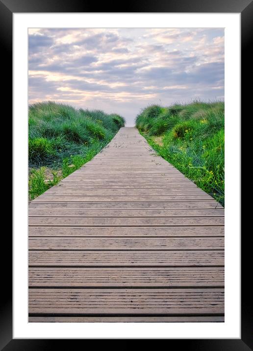 Discovering Redcar: A Boardwalk Adventure Framed Mounted Print by Tim Hill