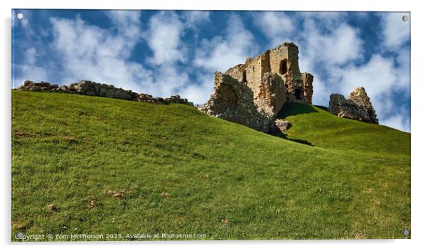Duffus Castle, Moray Acrylic by Tom McPherson