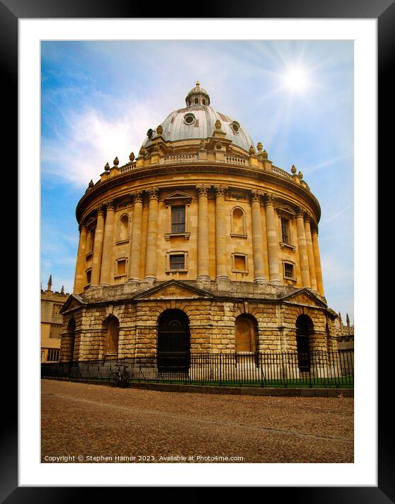 Oxford's Iconic Radcliffe Camera Framed Mounted Print by Stephen Hamer