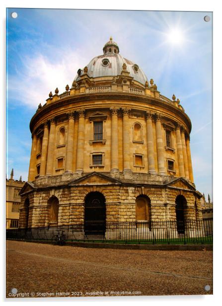 Oxford's Iconic Radcliffe Camera Acrylic by Stephen Hamer