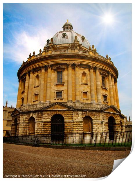 Oxford's Iconic Radcliffe Camera Print by Stephen Hamer