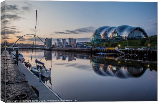 The Sage at Daybreak Canvas Print by Richard Perks