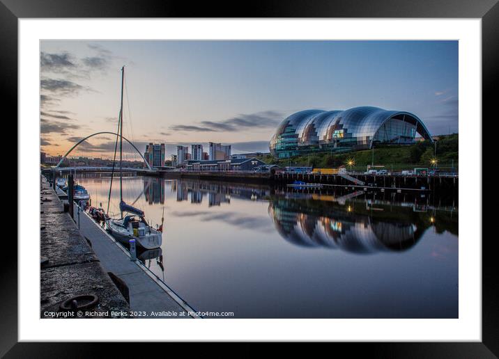 The Sage at Daybreak Framed Mounted Print by Richard Perks