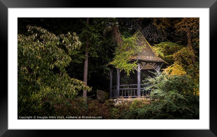 The Summerhouse, Pittencrieff Park, Dunfermline Framed Mounted Print by Douglas Milne