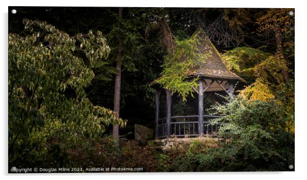 The Summerhouse, Pittencrieff Park, Dunfermline Acrylic by Douglas Milne