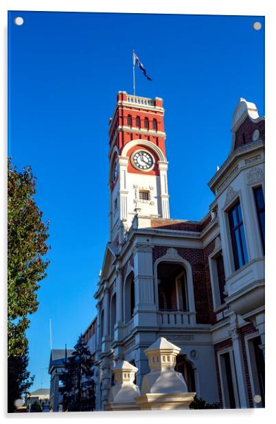 Toowoomba City Hall Heritage-Listed Building Acrylic by Antonio Ribeiro