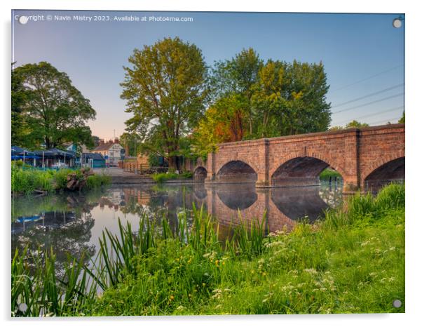 Barrow on Soar, Leicestershire, England Acrylic by Navin Mistry