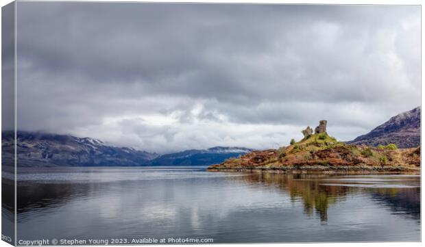 Kyle of Lochalsh, Isle of Sky, Scotland Canvas Print by Stephen Young
