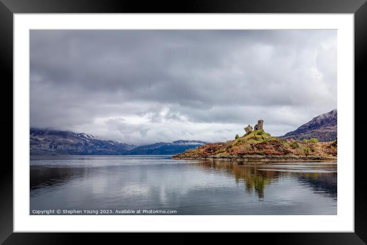 Kyle of Lochalsh, Isle of Sky, Scotland Framed Mounted Print by Stephen Young