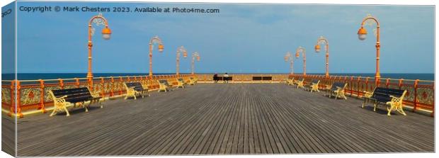 Colwyn bay pier Canvas Print by Mark Chesters