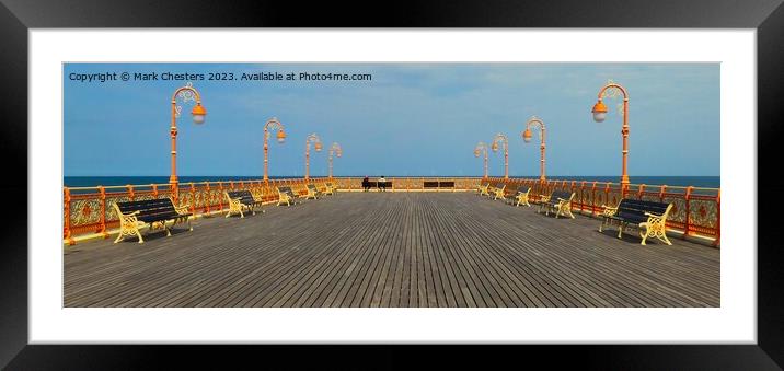 Colwyn bay pier Framed Mounted Print by Mark Chesters