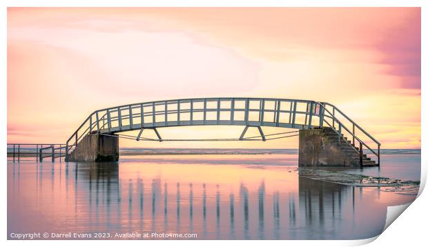 Bridge to Nowhere Print by Darrell Evans