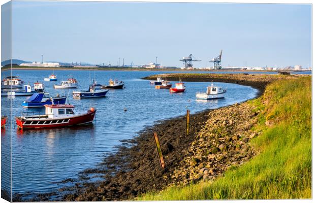 Paddy's Hole at South Gare Canvas Print by Tim Hill