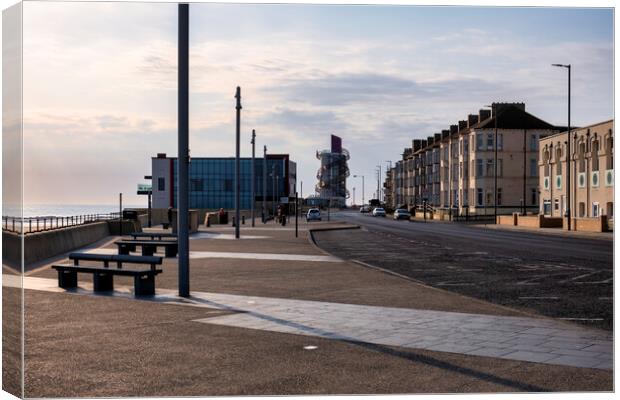 Redcar Seafront Memories: North Yorkshire Coast Canvas Print by Tim Hill