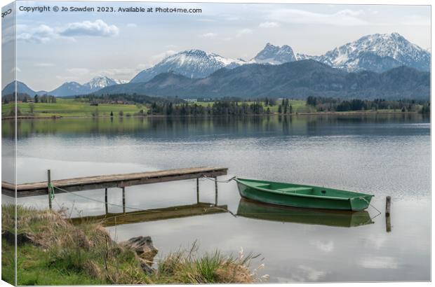 Hopfen am see, Bavaria, Germany Canvas Print by Jo Sowden