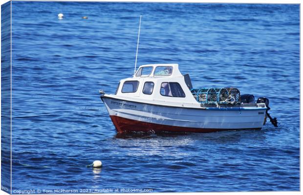 A Day in the Life of a Lobster Fisherman Canvas Print by Tom McPherson