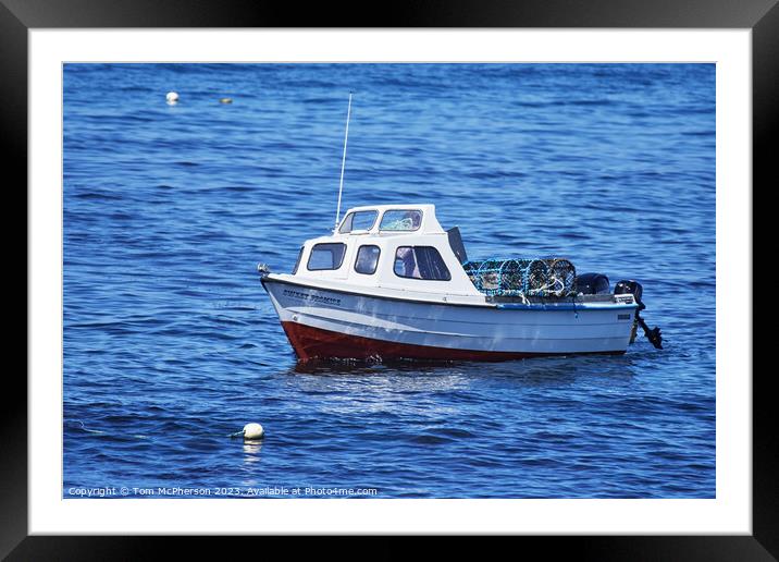A Day in the Life of a Lobster Fisherman Framed Mounted Print by Tom McPherson