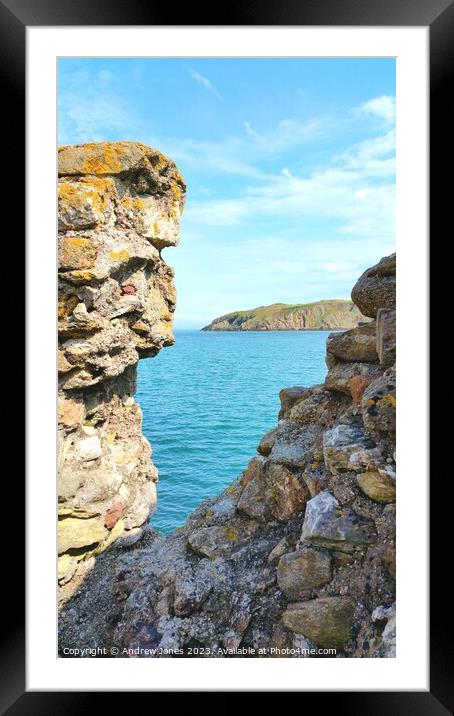 Outdoor stonerock Framed Mounted Print by Andrew jones