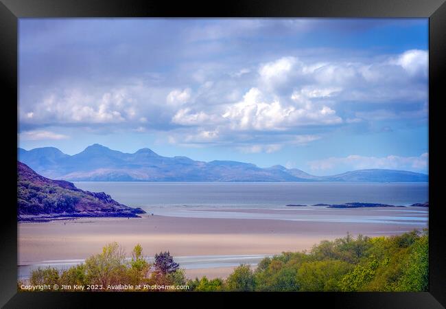 The Small Isles Scotland   Framed Print by Jim Key