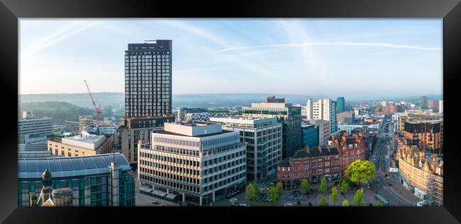 Sheffield City Views Framed Print by Apollo Aerial Photography