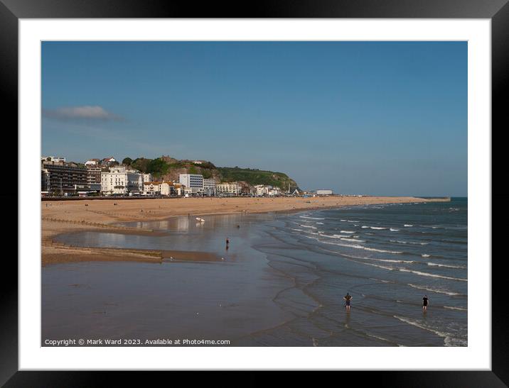 Hastings Seafront in May. Framed Mounted Print by Mark Ward