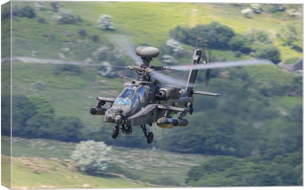 AAC AH64 Apache Canvas Print by Rory Trappe