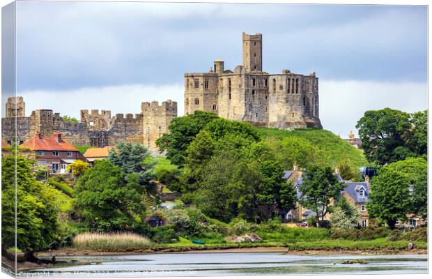 Warkworth Castle Ruins: A Medieval Masterpiece Canvas Print by Jim Monk