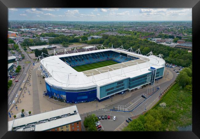 The King Power Stadium Framed Print by Apollo Aerial Photography