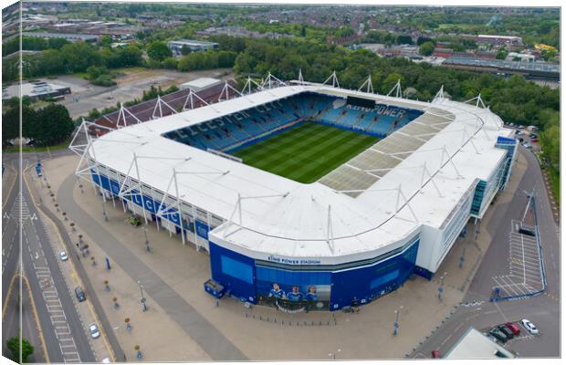 Leicester City Football Club Canvas Print by Apollo Aerial Photography