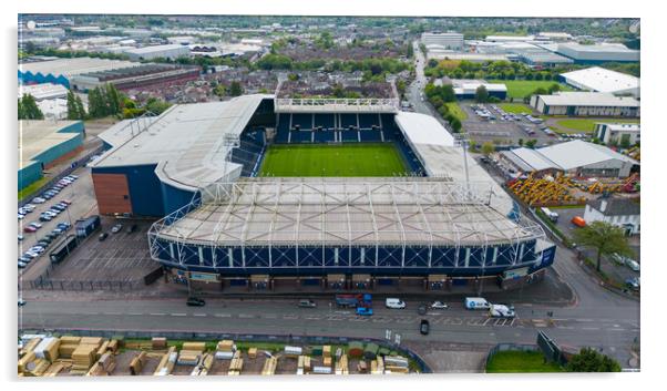 The Hawthorns West Brom Acrylic by Apollo Aerial Photography