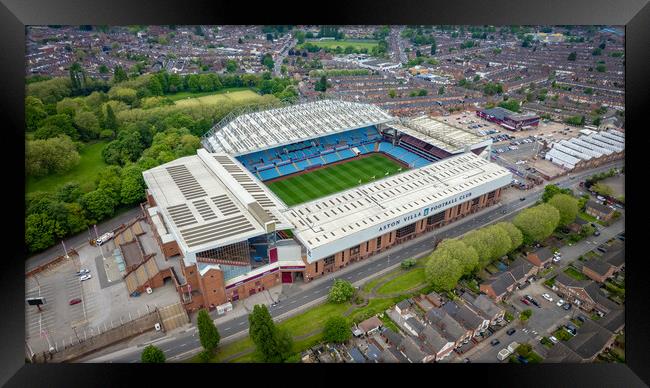 Villa Park Aston Villa FC Framed Print by Apollo Aerial Photography