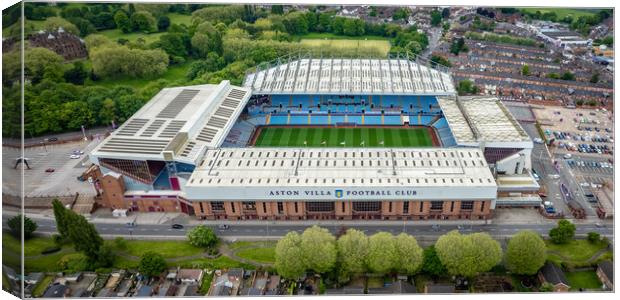 Villa Park Aston Villa FC Canvas Print by Apollo Aerial Photography