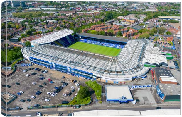 St Andrews Birmingham City FC Canvas Print by Apollo Aerial Photography