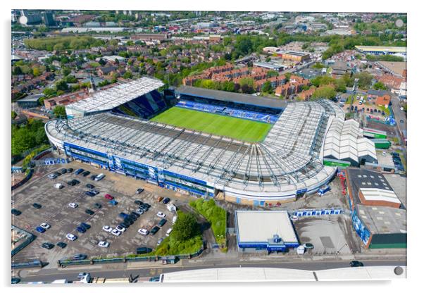 St Andrews Birmingham City FC Acrylic by Apollo Aerial Photography