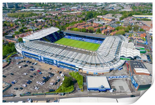St Andrews Birmingham City FC Print by Apollo Aerial Photography