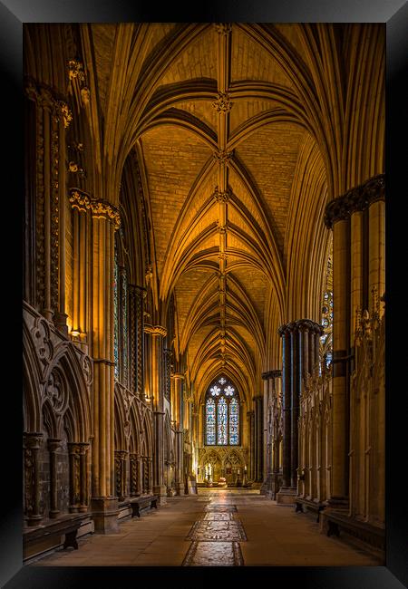 Lincoln Cathedral's Timeless Beauty Framed Print by Bill Allsopp