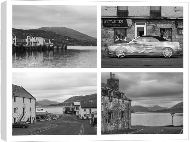 Ullapool Scotland 4 Image Set Canvas Print by Stephen Young