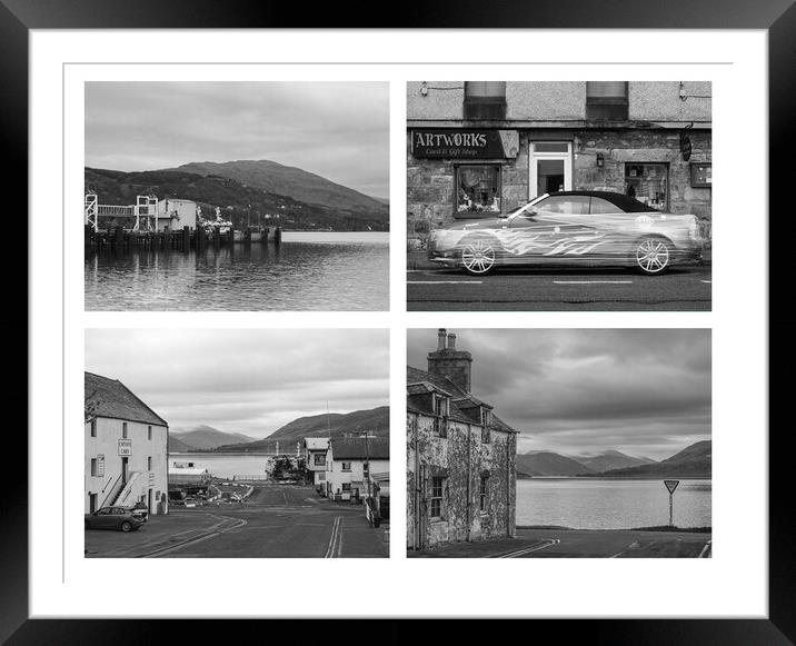 Ullapool Scotland 4 Image Set Framed Mounted Print by Stephen Young