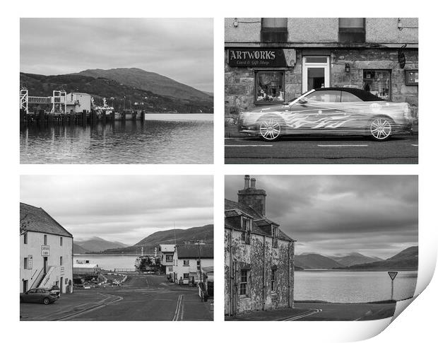 Ullapool Scotland 4 Image Set Print by Stephen Young