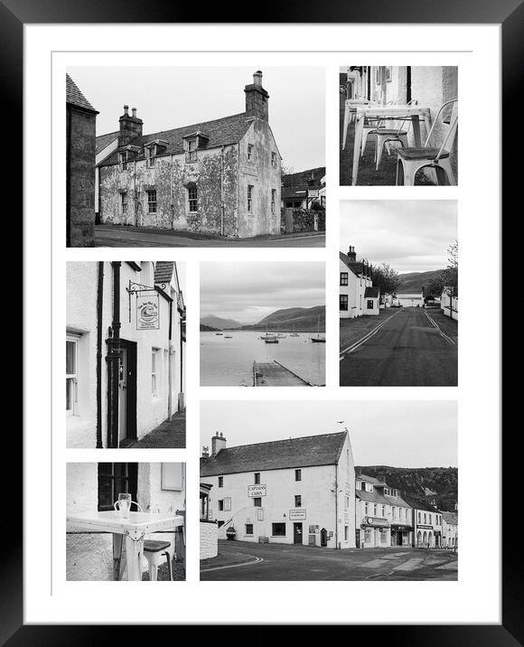 Ullapool Scotland 7 Image Set Framed Mounted Print by Stephen Young