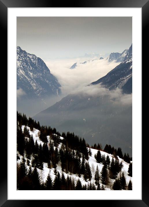 The Breathtaking Beauty of Vaujany Framed Mounted Print by Andy Evans Photos