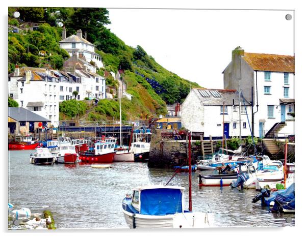 Picturesque Polperro Acrylic by john hill