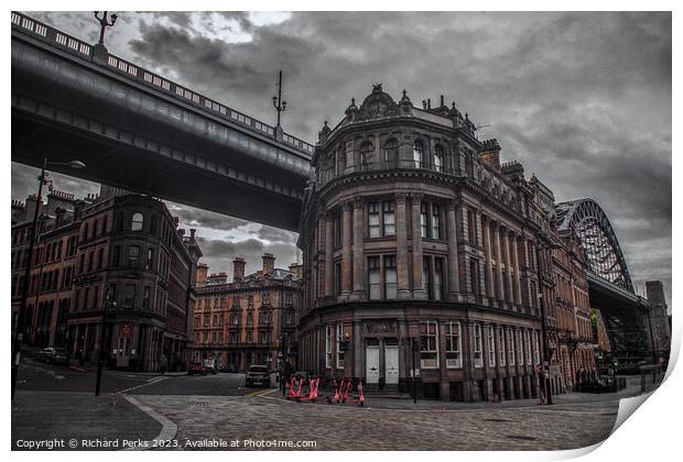 Newcastle Architecture  Print by Richard Perks