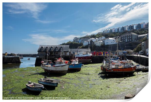 Serenity in Mevagissey Print by Paul Chambers